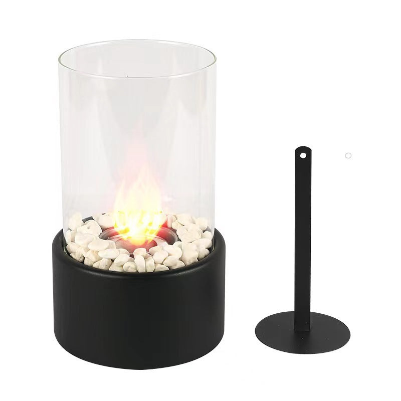 Portable Glass Alcohol Fireplace Lamp By Lurenn™