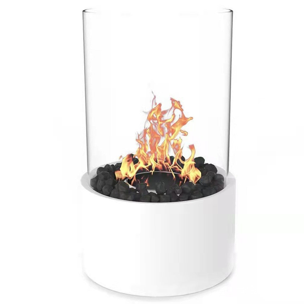 Portable Glass Alcohol Fireplace Lamp By Lurenn™