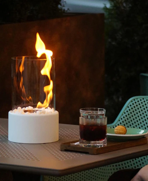 Portable Glass Alcohol Fireplace Lamp By Lurenn™