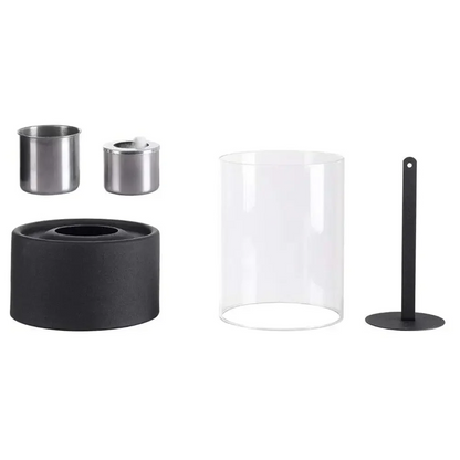 Portable Glass Alcohol Fireplace Lamp By Lurenn™