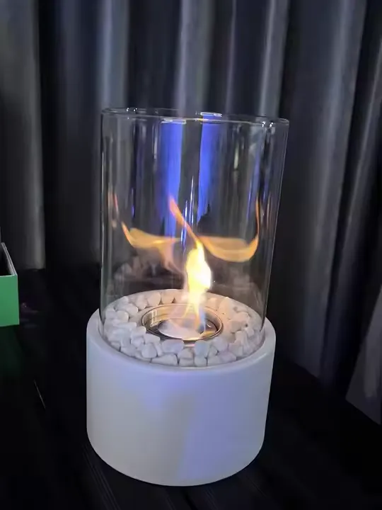 Portable Glass Alcohol Fireplace Lamp By Lurenn™