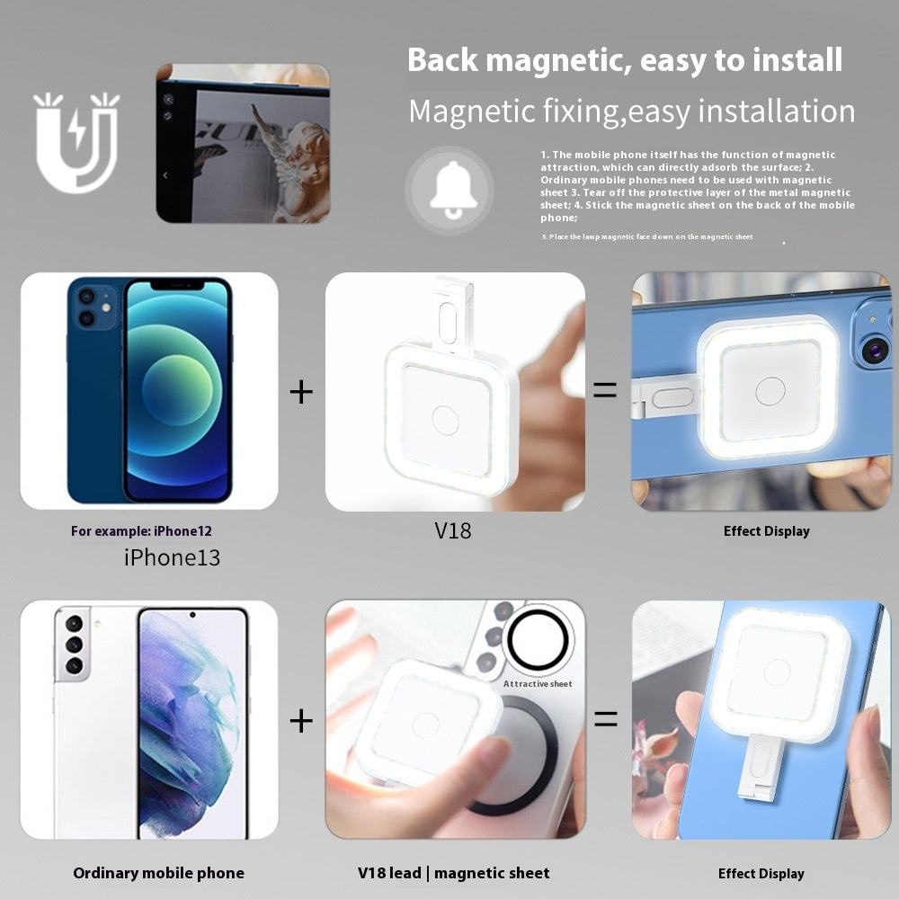Magnetic Phone Selfie Beauty Fill Light