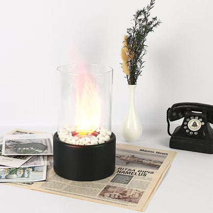 Portable Glass Alcohol Fireplace Lamp By Lurenn™