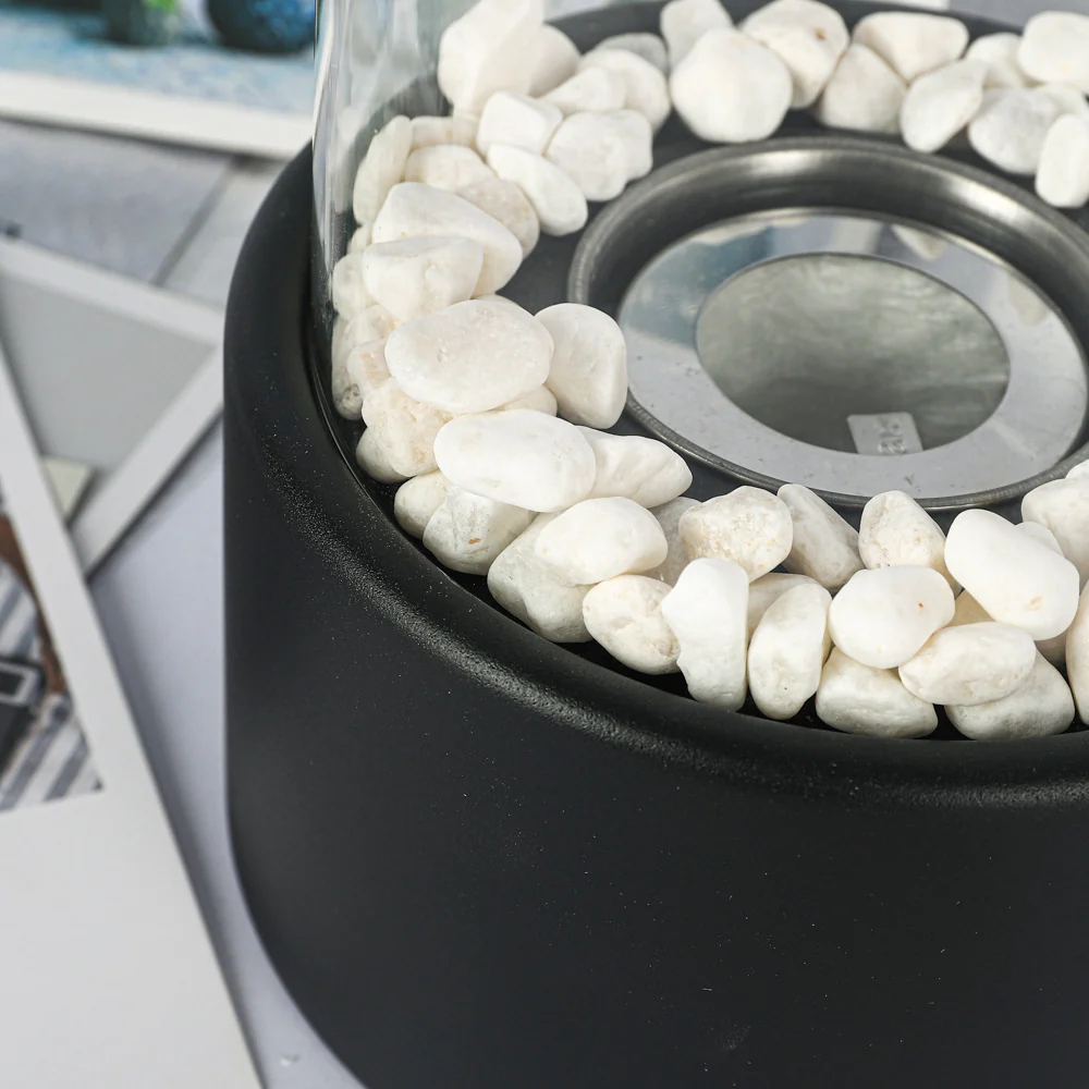 Portable Glass Alcohol Fireplace Lamp By Lurenn™