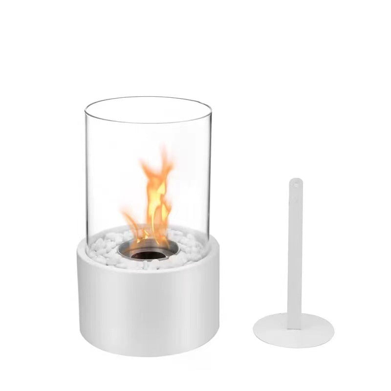 Portable Glass Alcohol Fireplace Lamp By Lurenn™